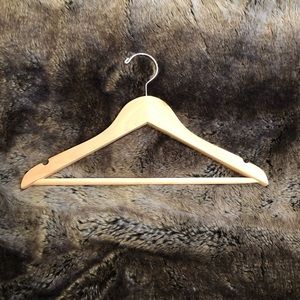 Wooden hangers for kids